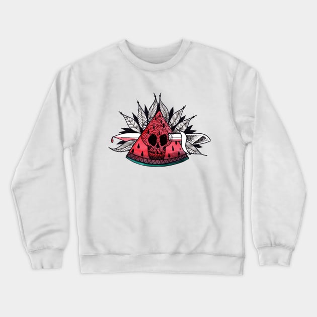 watermelon Crewneck Sweatshirt by IvanJoh